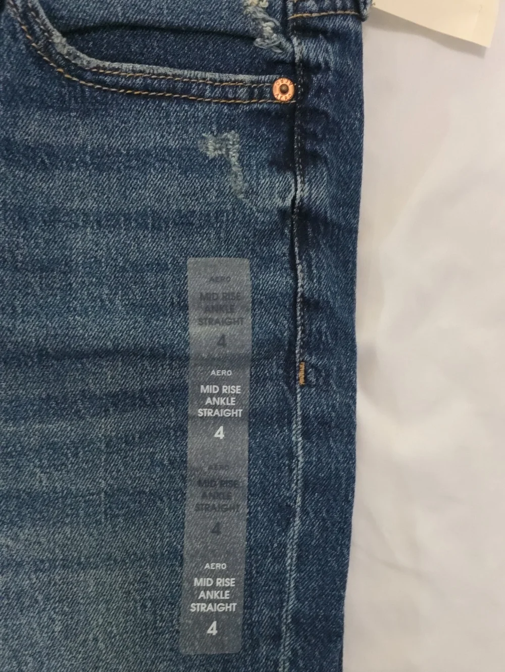 Aeropostale Mid-rise Ankle Straight Jean